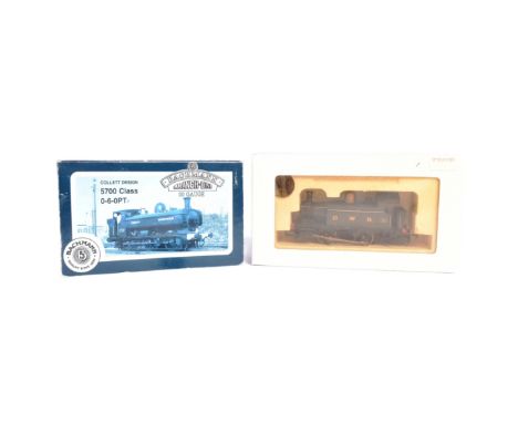 Model Railway - two vintage OO gauge model railway trainset locomotives, comprising of a Hornby R2431 GWR 0-4-0T Industrial L