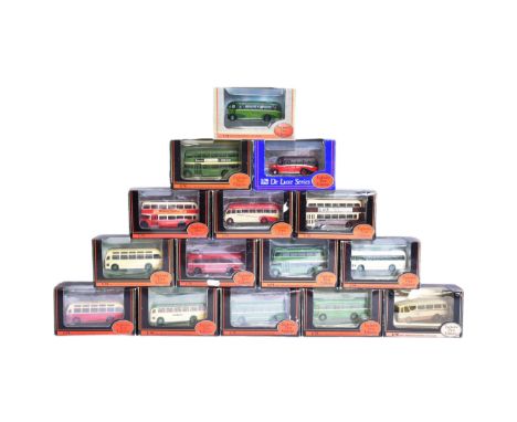 Diecast - a collection of x12 Gilbow EFE Exclusive First Editions boxed diecast model buses to include; 16517 Leyland Atlante