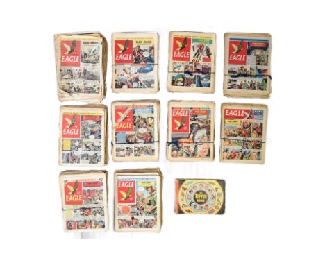 Comic Books - a large collection of vintage Eagle Comics spanning the first 10 years from April 1950 to September 1960. A tot