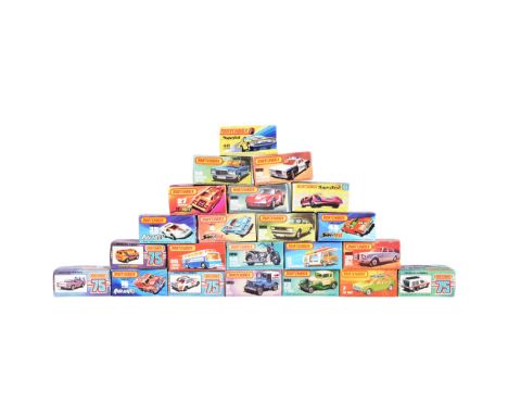Matchbox - Superfast, Rola-Matics and 75 Series - a collection of x22 original vintage 1970s Lesney Matchbox diecast models f