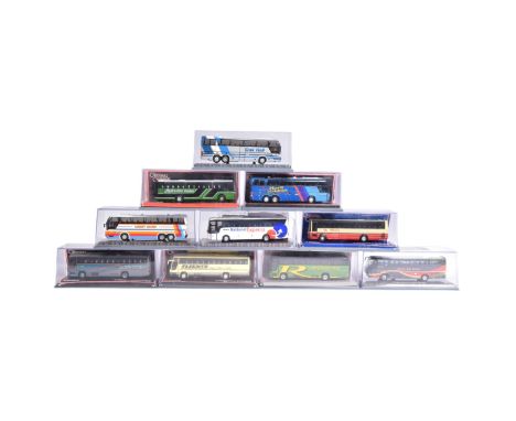 Diecast - a collection of x10 Corgi Original Omnibus 1/76 scale boxed diecast model buses to include; 43311 Plaxton Premiere 