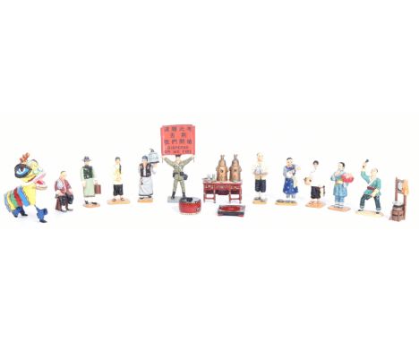 King & Country - Streets Of Old Hong Kong - a collection of 1/30 (60mm) scale hand painted metal figures, including: HK033 Ch