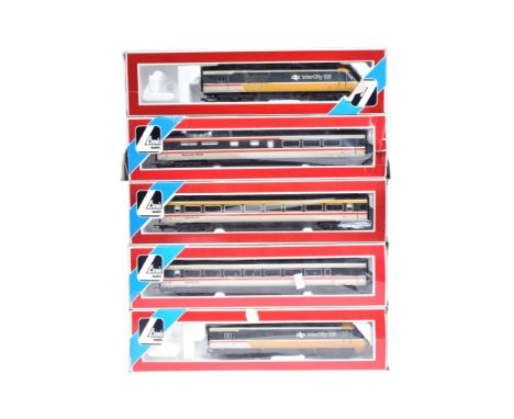 Model Railway - a collection of x5 Lima OO gauge InterCity 125 trainset locomotive and coaches, comprising of: No. 20 5184W l