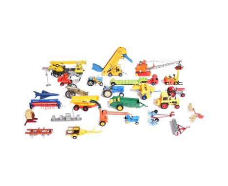 Diecast - a large collection of vintage unboxed diecast model cars and other vehicles or various scales and makers to include