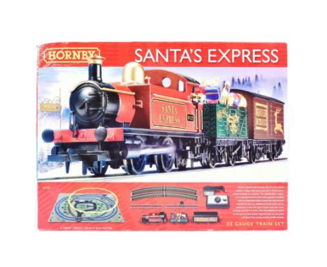 Model Railway - an original Hornby OO gauge model railway trainset locomotive engine No. R1179 Santa's Express. The set appea
