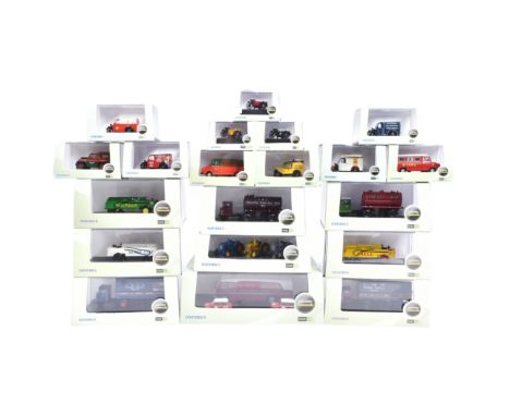 Diecast - a collection of assorted Oxford made 1/76 scale diecast Commercial vehicles to include; Thompson Refueller Silver C