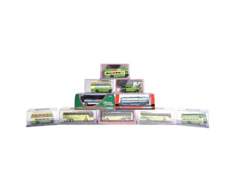 Diecast - a collection of x10 Corgi Original Omnibus 1/76 scale boxed diecast model buses to include; 42722 Van Hool Alizee T