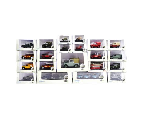 Diecast - a collection of assorted Oxford diecast model cars and haulage vehicles. Largely 1/76 scale examples to include; Tr