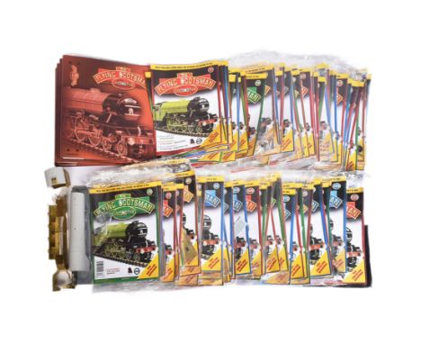 Model Railway - a collection of Hachette Partworks 'The Flying Scotsman' locomotive magazine issues with building parts. The 