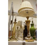 Five table lamps (5)