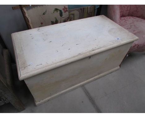A painted tool chest