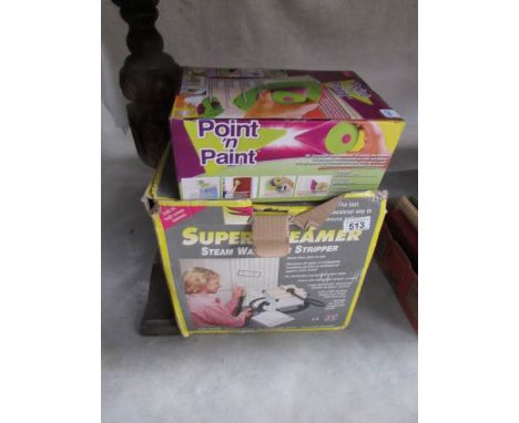 An Earlex steam wallpaper stripper and paint spray gun