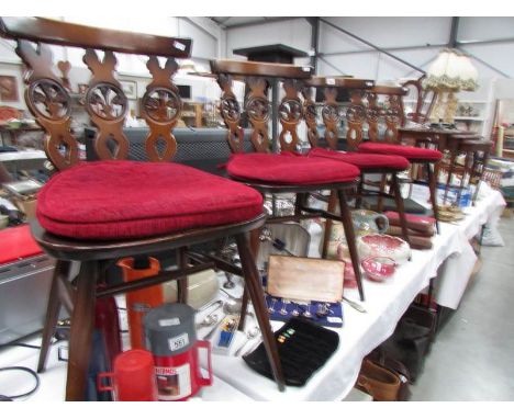 A set of 4 Ercol chairs