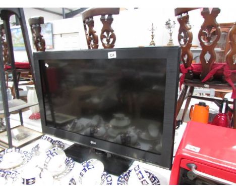 An LG flat screen television