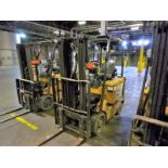 Caterpillar fork lift truck, mod. EC25K, ser. no. A3EC230462, 48V electric, 4450 lbs cap., 188 in.