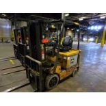 Caterpillar fork lift truck, mod. EC25K, ser. no. A3EC230463, 48V electric, 4450 lbs cap., 188 in.