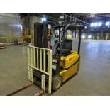 Yale fork lift truck, mod. ERP040VTN48TE076, ser. no. ???, 48V electric, 3800 lbs cap., 169 in. lift