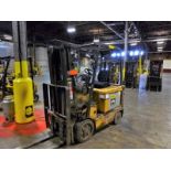Caterpillar fork lift truck, mod. EC25K, ser. no. A3EC230476, 48V electric, 4450 lbs cap., 188 in.