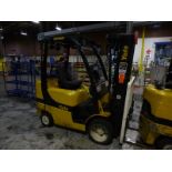 Yale fork lift truck, mod. GLC060VXNVSQ084, ser. no. A91V15562G, LPG, 4000 lbs cap., 240 in. lift
