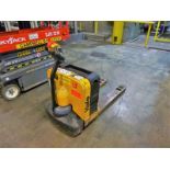 Yale walk-behind pallet truck, mod. MPB040EN24T2748, ser. no. B827N16579C, 24V electric, 4000 lbs