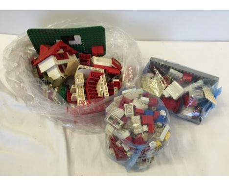 3 bags of vintage Lego.