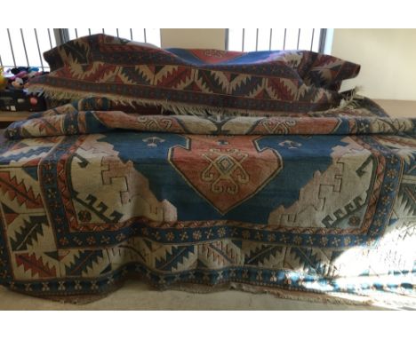 A large vintage Turkish rug. Approx 236 x 350cm. In very good condition.