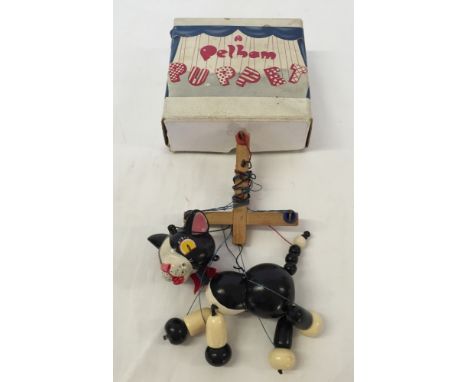 A c1950s Pelham puppet Cat in original box.