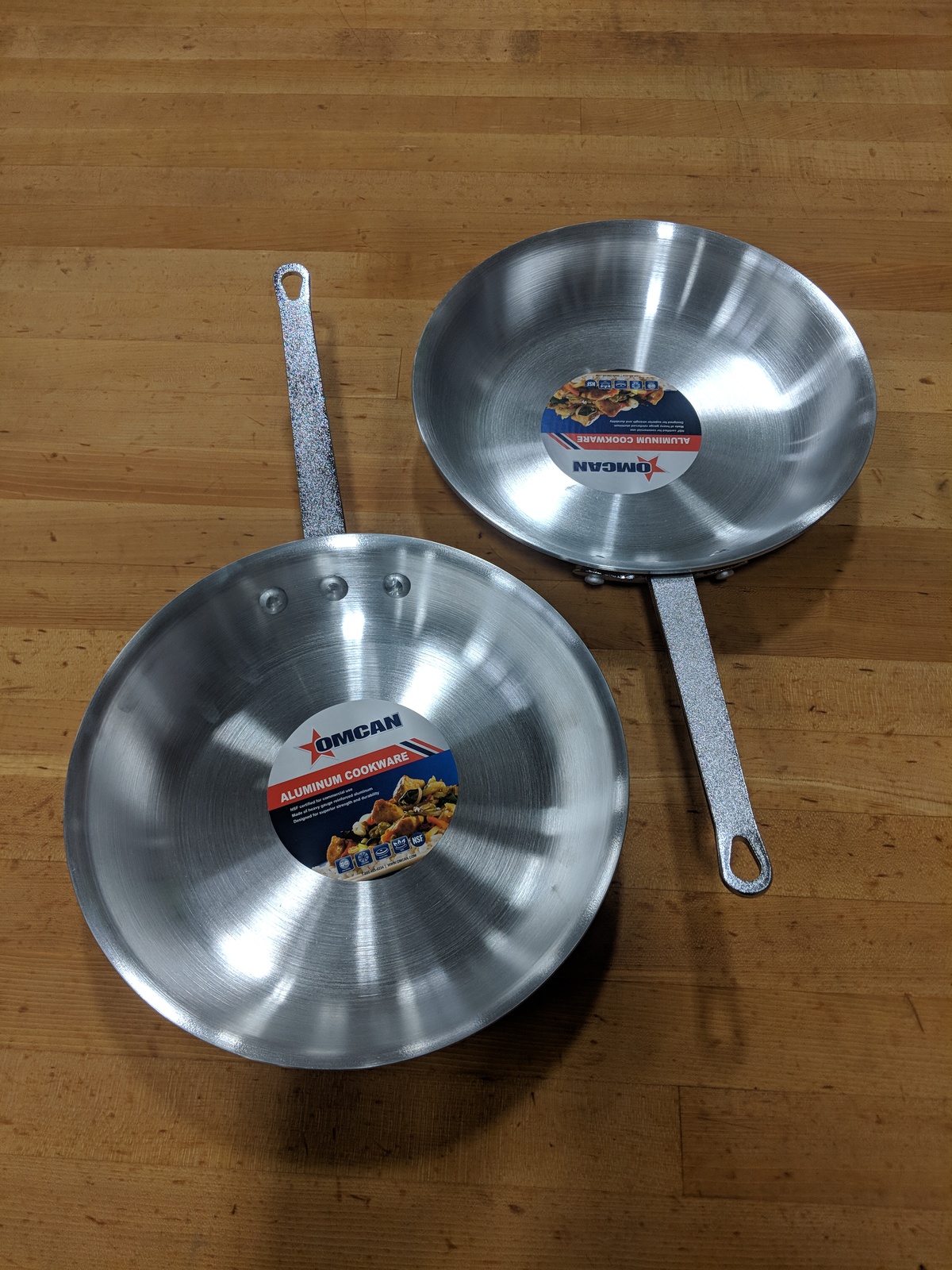 sedona set of 2 aluminum fry pans