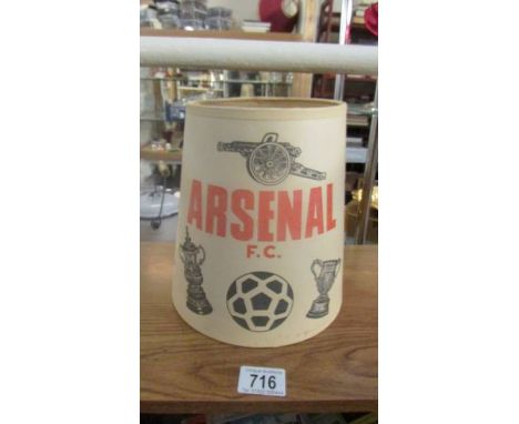 A Vintage Arsenal FC lamp shade.