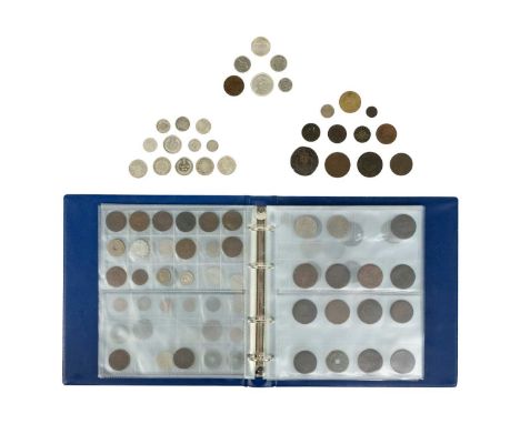 Foreign Coinage in Coin Album and some packets of higher grade silver and other coins  Comprising:A bag of high grade 1928 Ir
