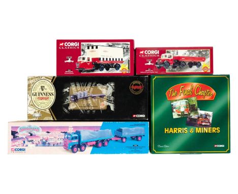 Corgi boxed Heavy Haulage - mixed lot of Commercial Vehicles (x6)  Comprising:15003 British Railways Scammel Scarab18403 Brit
