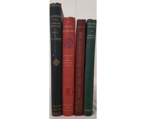 A Celtic Miscellany Translations from Celtic Literature by Kenneth Hurlstone Jackson. 1951; Calendar of Gormanston register e