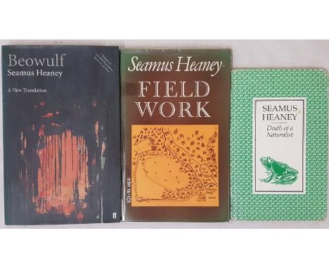 Field Work, Seamus Heaney, Faber and Faber, 1979, First Edition, in D/J, good condition. Beowulf, Seamus Heaney, Faber and Fa