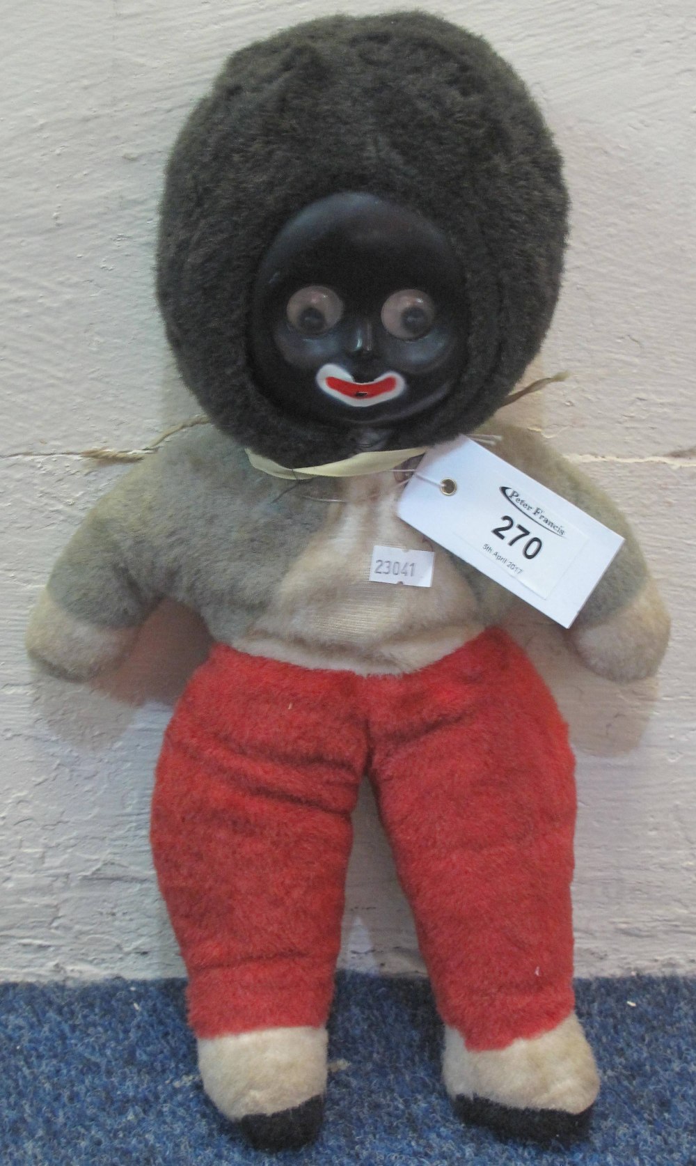 Soft toy Golly figure.(B.P. 24 incl. VAT)