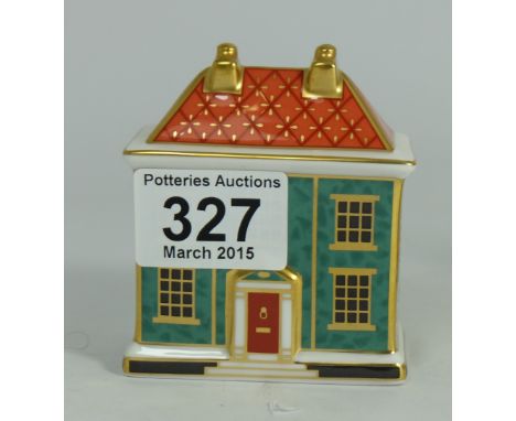 Royal Crown Derby paperweight Mini Dolls House, with ceramic stopper, boxed