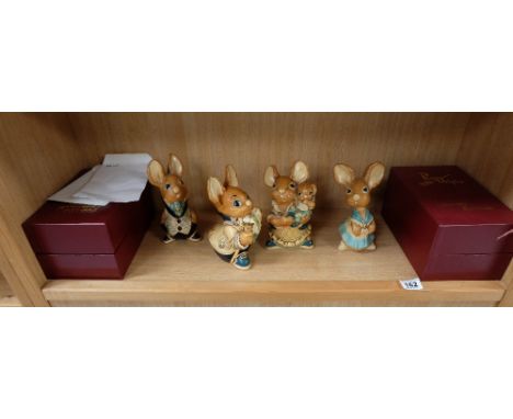 A collection of Pendelfin Character large figures to include Aunt Agatha, Uncle Soames, Uncle Henry, Aunt Ruby, Mother & Bay 