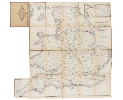 Railways.- Cheffins (Charles F., publisher) Cheffins's Map of the English &amp; Scotch Railways, fourth edition, folding hand