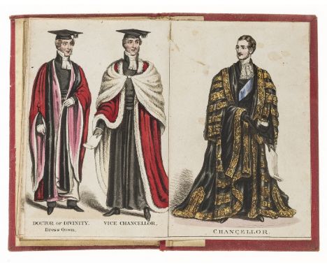 NO RESERVE Costumes of the Members of the University of Cambridge (The), engraved title, 45 hand-coloured engraved costumes o