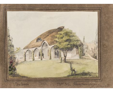 NO RESERVE Channel Islands.- English School (19th century) Views in Jersey, 13 views and landscapes, with manuscript title in