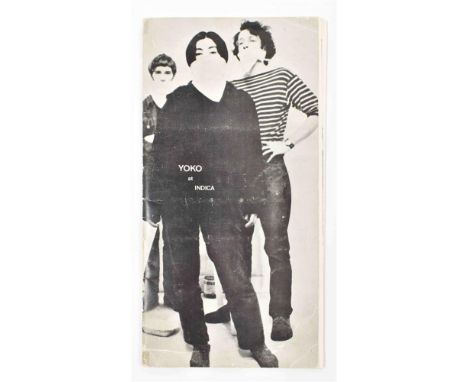 London, Indica Gallery, 1966. Original covers featuring b/w photos of the artist performing the event 'Hide Mouth'. Stapled s