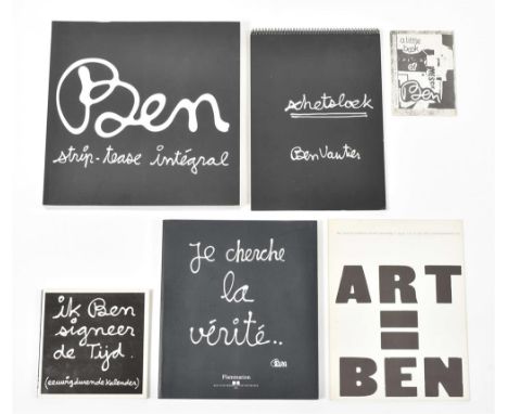 (1) A little book of Ben. Stuttgart, Reflection Press, 1970. Stapled booklet, 14.4 x 10.5 cm, 32 pp. printed b/w. Stencilled 