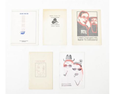 (1) Dadazine. San Francisco, Self-published, Fall 1975. Stapled booklet, 21.5 x 14 cm, 20 pp. (2) I Had Changed His Nane (sic