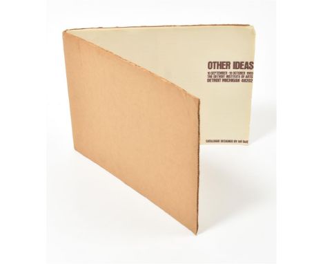 Thick brown cardboard covers, 23 x 31.5 cm, 42 pp. Catalogue for the exhibition curated by Sam Wagstaff, one of the earliest 