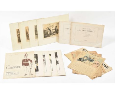 Late 19th/ early 20th cent. Comprises: (1) De gevolgen van het drankgebruik. Utrecht, J. Bos, 1891. 8 tinted lithogr. plates 