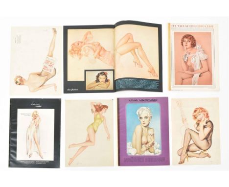 Calendars of 1941, 1944, 1946 (copyright 1940, 1943 and 1945) and one undated, the dated ones issued in Chicago by Esquire, e