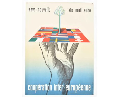 officially known as the European Recovery Program (ERP). Posters des. for the competition "Intra-European Cooperation for a B