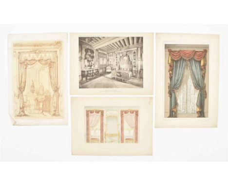 (1) Lenoir, G.F. Die tapezier- dekorationkunst. Berlin, B. Hessling, late 19th/ early 20th cent. 80 tinted plates (lacking 3)