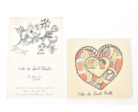 (1) Rare invitation card for the exhibition ‘Le Reve de Diane’ held at Galerie Alexandre Iolas in Paris from 5 - 28 February 