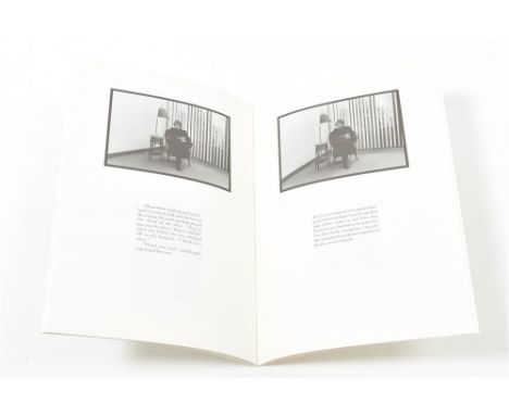 Amsterdam, Paul Andriesse, 1992. Softcover, staple bound, 24 x 17 cm, 36 pp. Text in English with 29 ills. in duotone. Featur