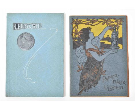 Lichtenberg etc., n.d. (ca. 1900), 10 lvs of different types of paper (incl. stapled wr.), 20 differently col. p. w. Jugendst